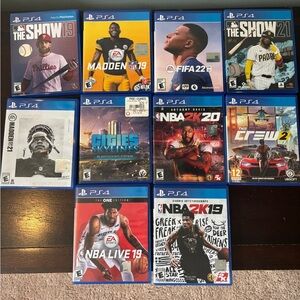 PlayStation 4 Game Lot (10 games)
